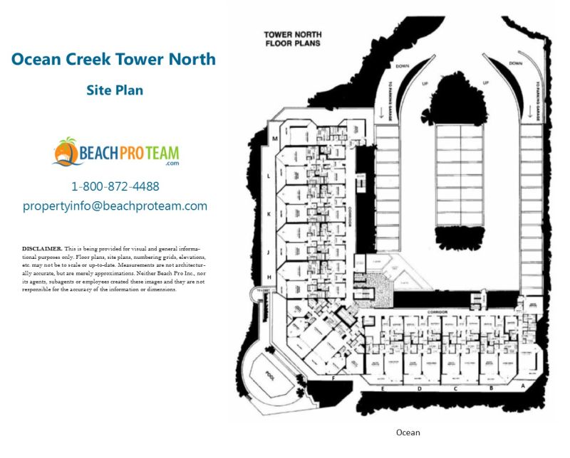 Ocean Creek Towers North Site Plan